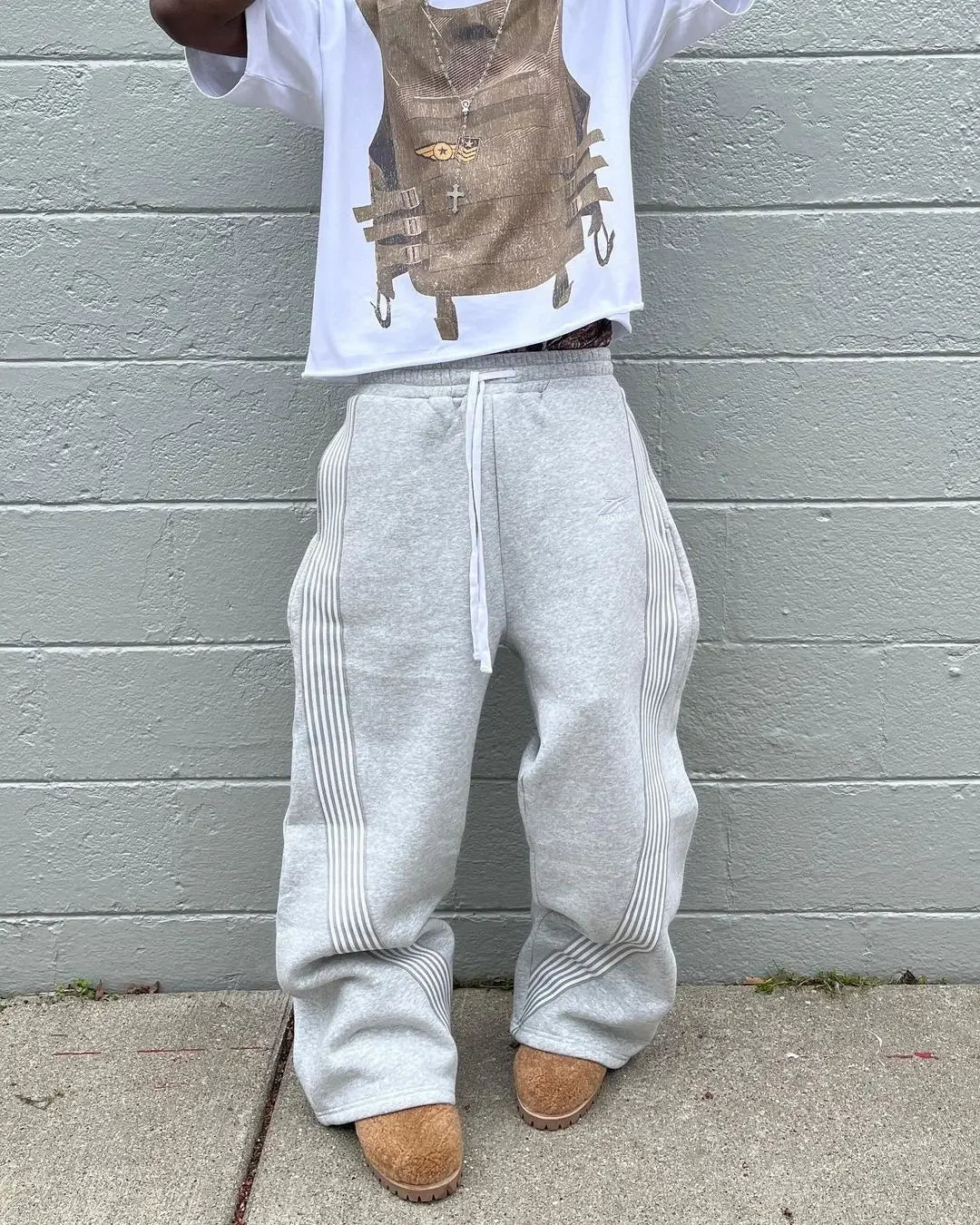 Y2k gray sweatpants