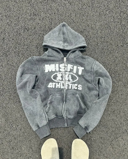 MAKE FASHION GREAT AGAIN zip-up hoodie